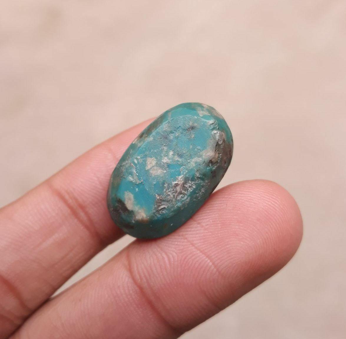 29ct Natural Turquoise - Matrix Turquoise - 29ct-25x15mm