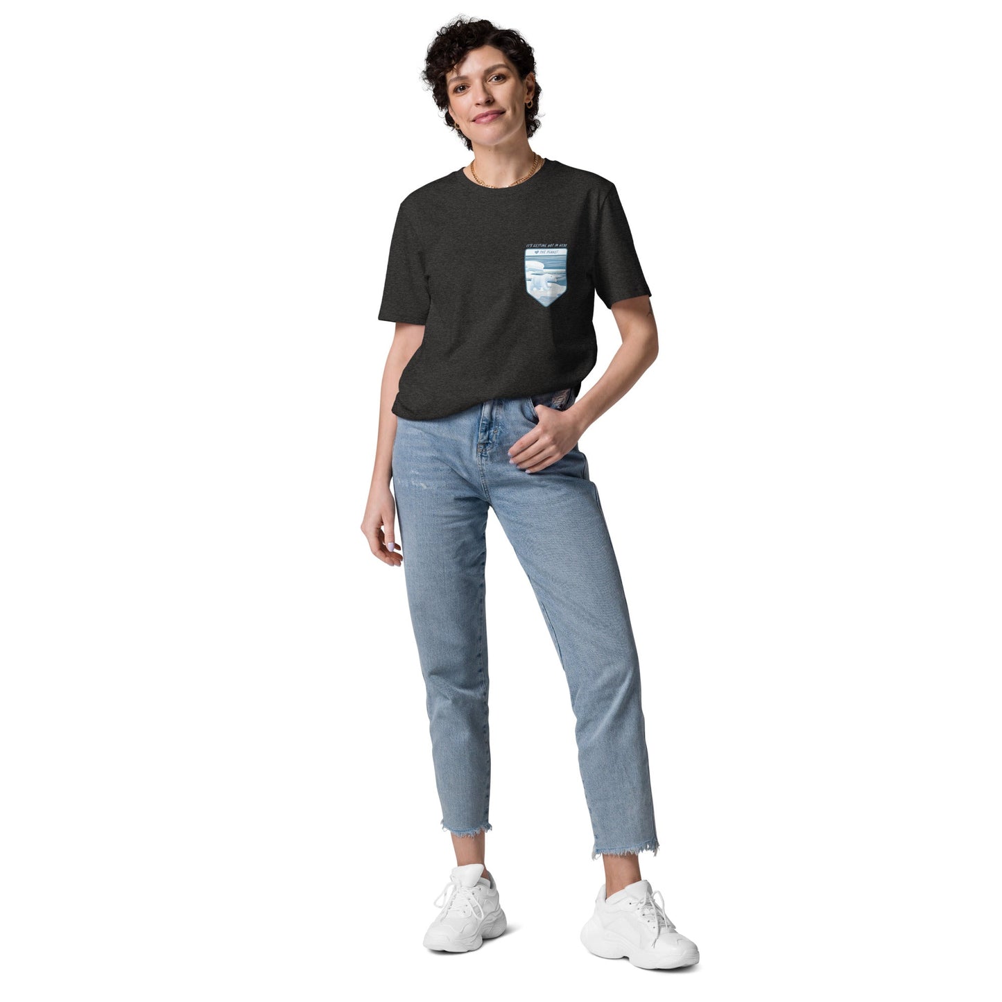 Think Ocean Polar Bear Love The Planet Organic Cotton T-Shirt