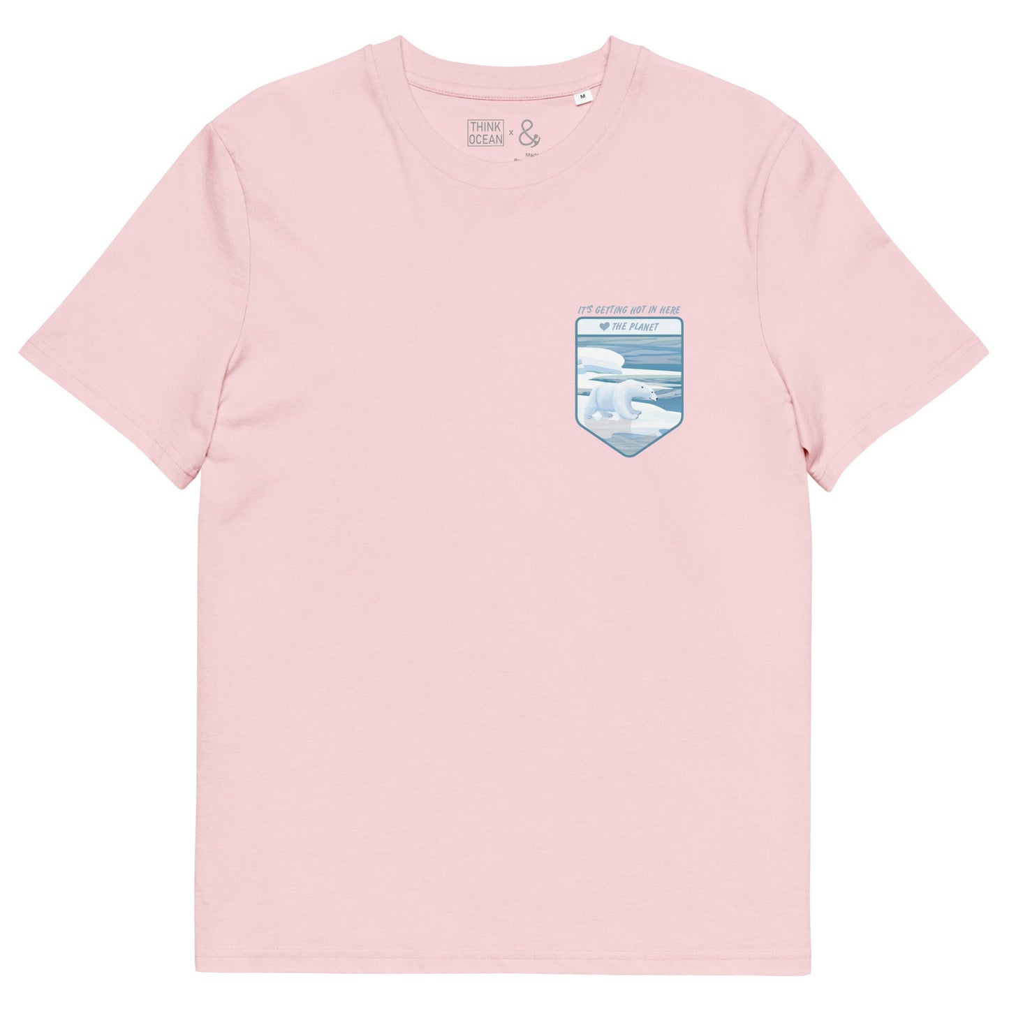 Think Ocean Polar Bear Love The Planet Organic Cotton T-Shirt