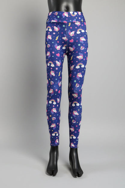 Unicorn soft touch stretch leggings