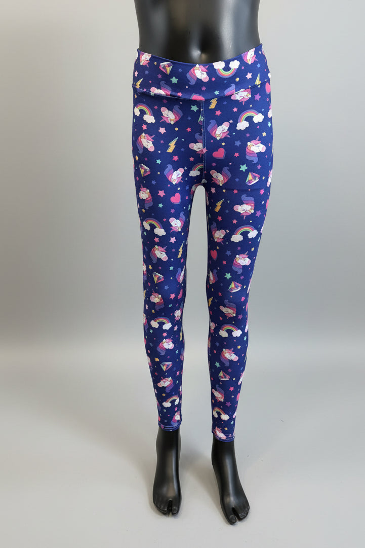 Unicorn soft touch stretch leggings