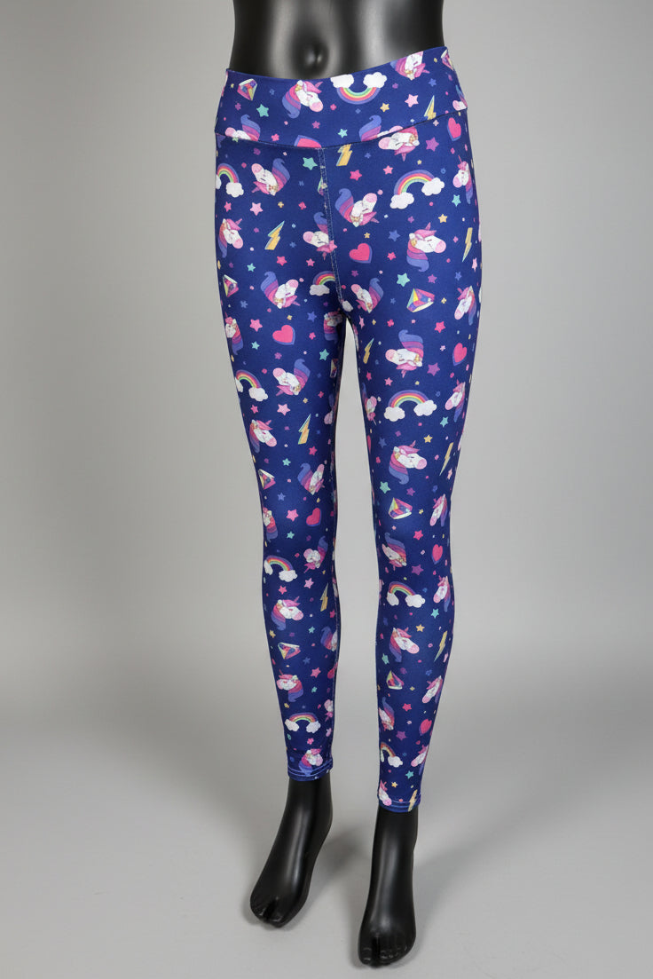 Unicorn soft touch stretch leggings