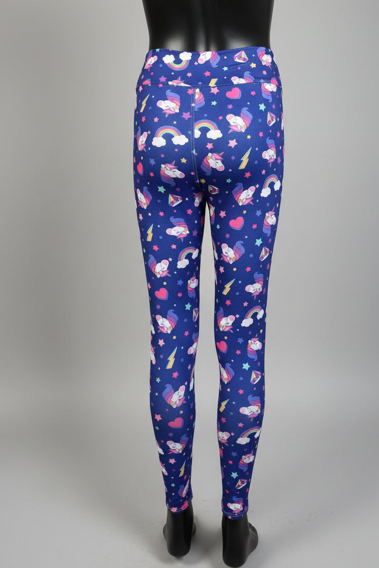 Unicorn soft touch stretch leggings