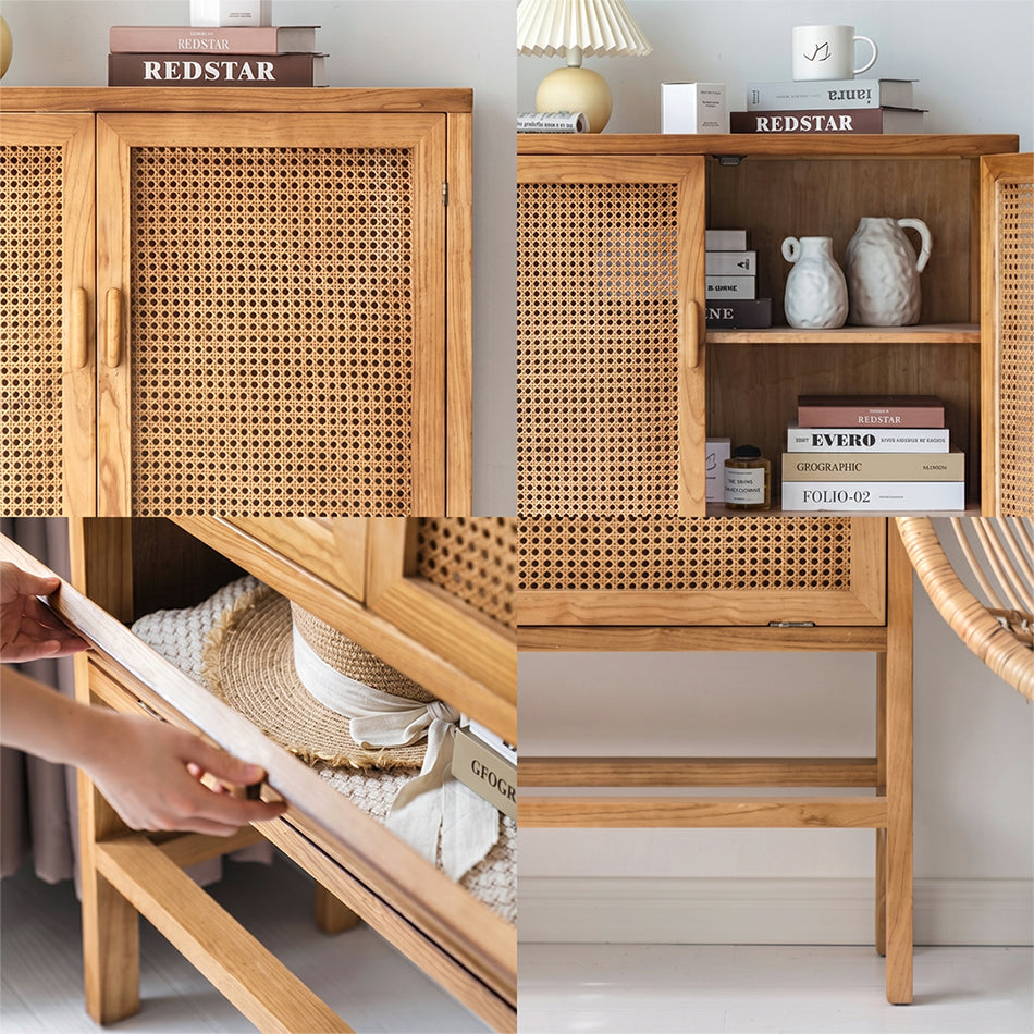 Uno G9 Rattan Sideboard, Bookcase, Wardrobe