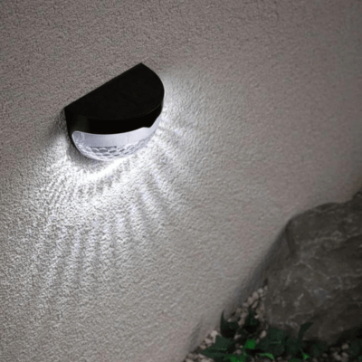 Outdoor Solar Path Luminaire Mimmo IP44 Plastic Grey
