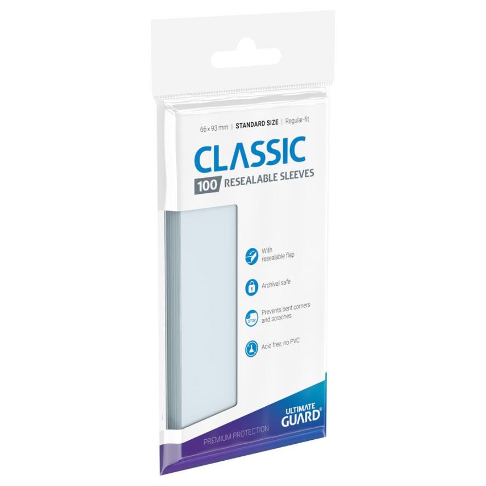 Ultimate Guard Classic Sleeves Standard Size (100) - Resealable