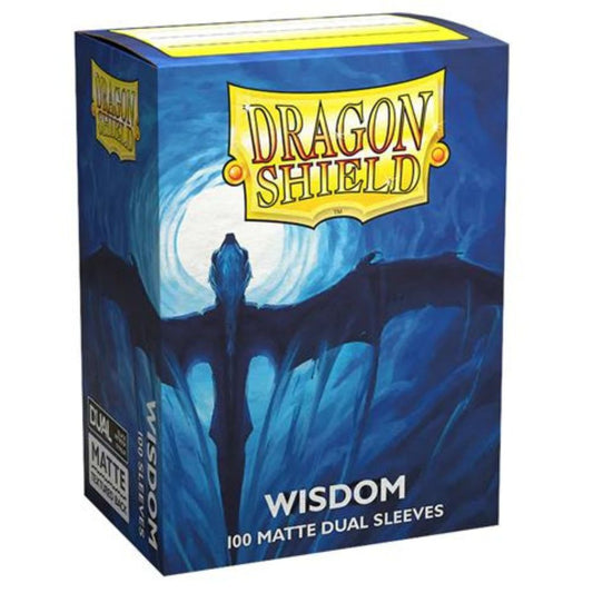 Dragon Shield - Matte Dual Standard Size Sleeves 100pk - Wisdom Blue