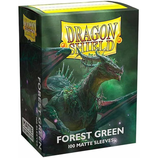 Dragon Shield - Matte Standard Size Sleeves 100pk - Forest Green