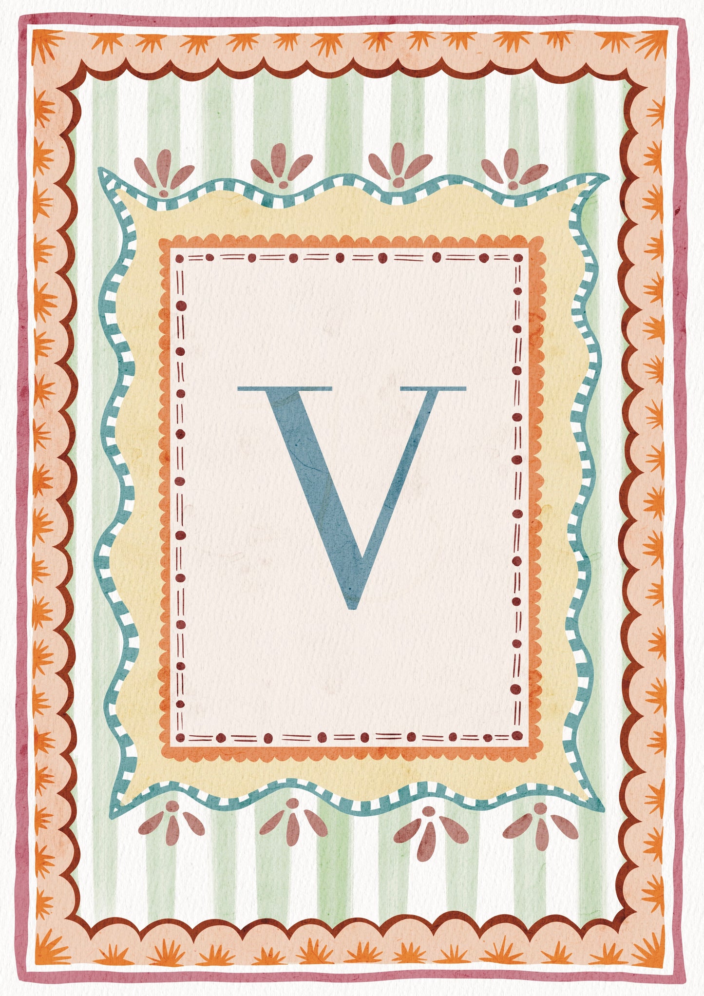 ALPHABET LETTERS ~ Blue / Pink / Green /