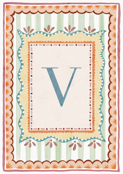 ALPHABET LETTERS ~ Blue / Pink / Green /