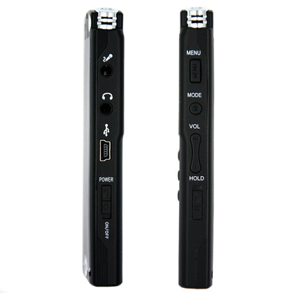 T60 Monochrome Screen HD Noise Reduction Digital Voice Recorder, 16G, Support MP3 / WAV Format, 16G