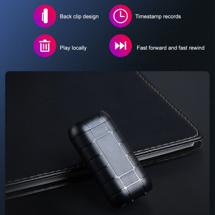 B800 Back Clip HD Sound Lossless Voice Recorder, B800