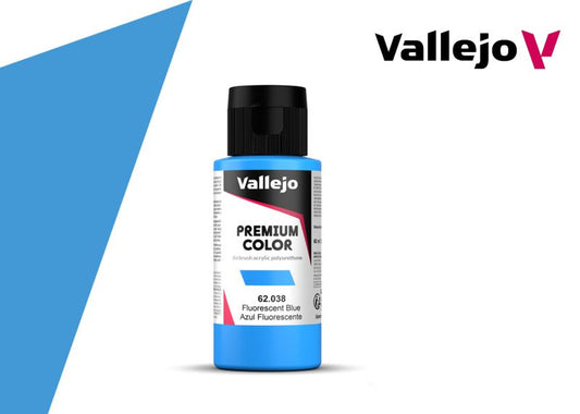 Vallejo Premium Color 60ml - Blue Flourescent