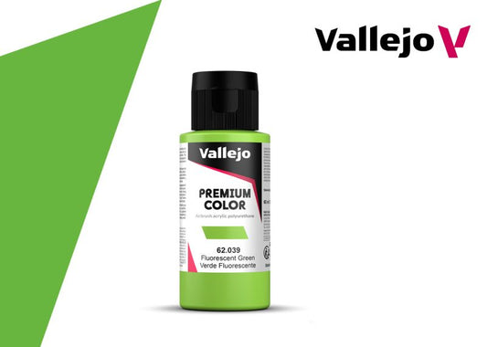 Vallejo Premium Color 60ml - Green Flourescent