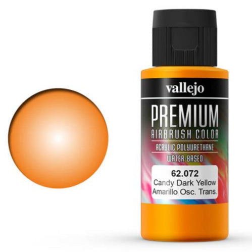 Vallejo Premium Color 60ml - Candy Dark Yellow