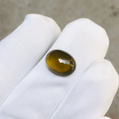 Natural Vesuvianite Solar Gemstone - Vesuvianite Cabochon - 14x10x6mm