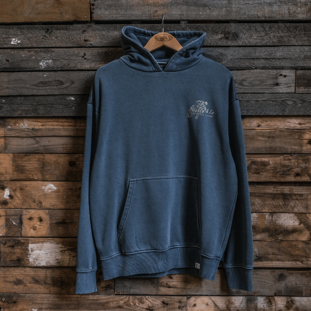 Blue Flattrack Hoodie