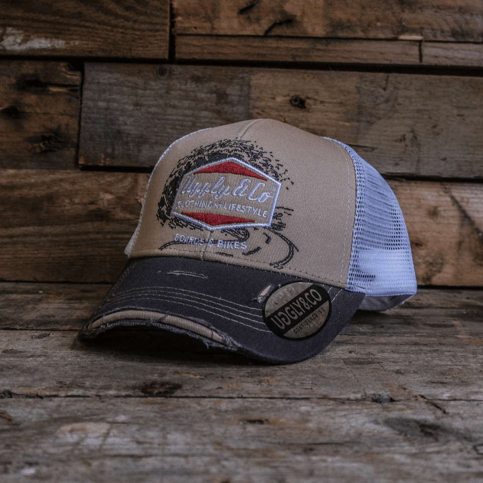 Beige Surf Diamond Cap