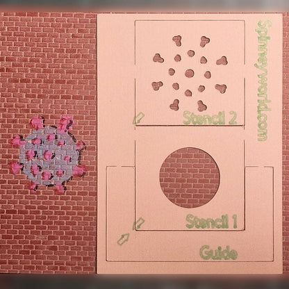 Virus Graffiti Stencil