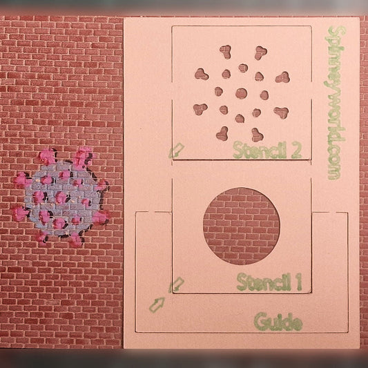 Virus Graffiti Stencil