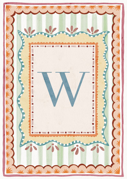 ALPHABET LETTERS ~ Blue / Pink / Green /