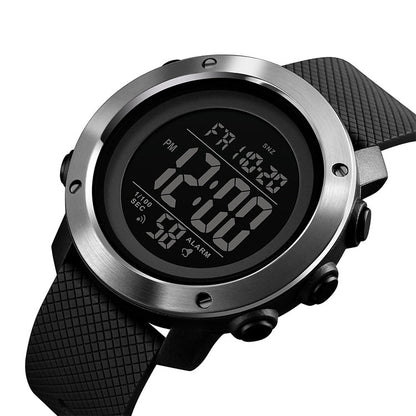 SKMEI 1416 Multifunctional Outdoor Fashion Noctilucent Waterproof Steel Ring Digital Watch, Steel Ring, 1416 Steel Ring