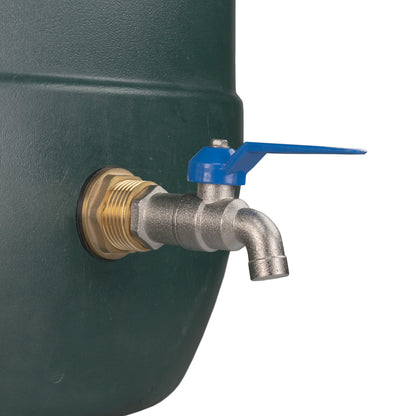 Water Butt Brass Kit 3/4in with Simple Lever Tap Brass Water Fitting Tap Adapter