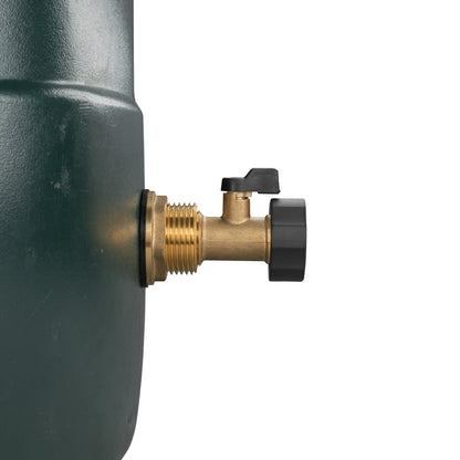 Water Butt Brass Kit 1in with Brass Valve Hose Connector Set Brass Water Fitting