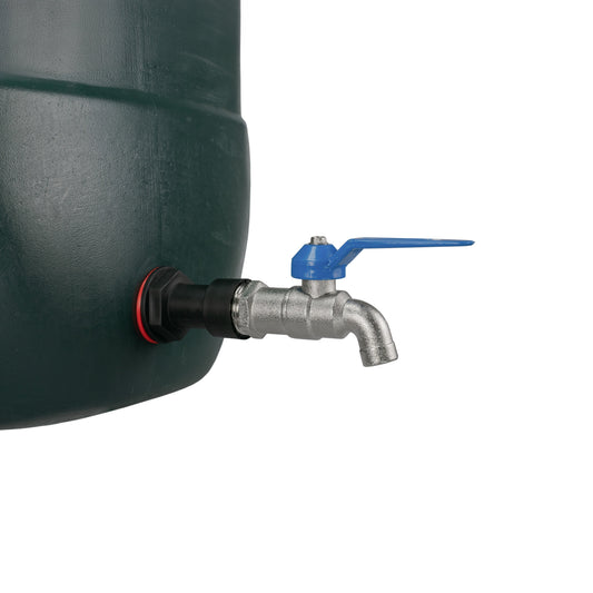 Water Butt Extension Kit 1/2in with Simple Lever Tap for Drip Irrigation Fitting