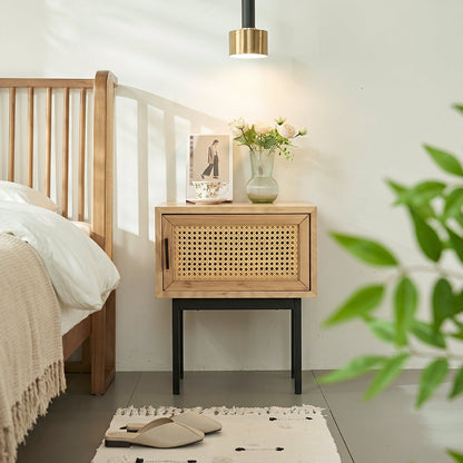Acacia Cane Rattan Sideboard