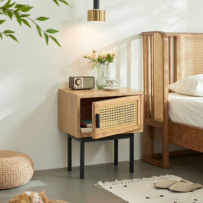 Acacia Cane Rattan Sideboard