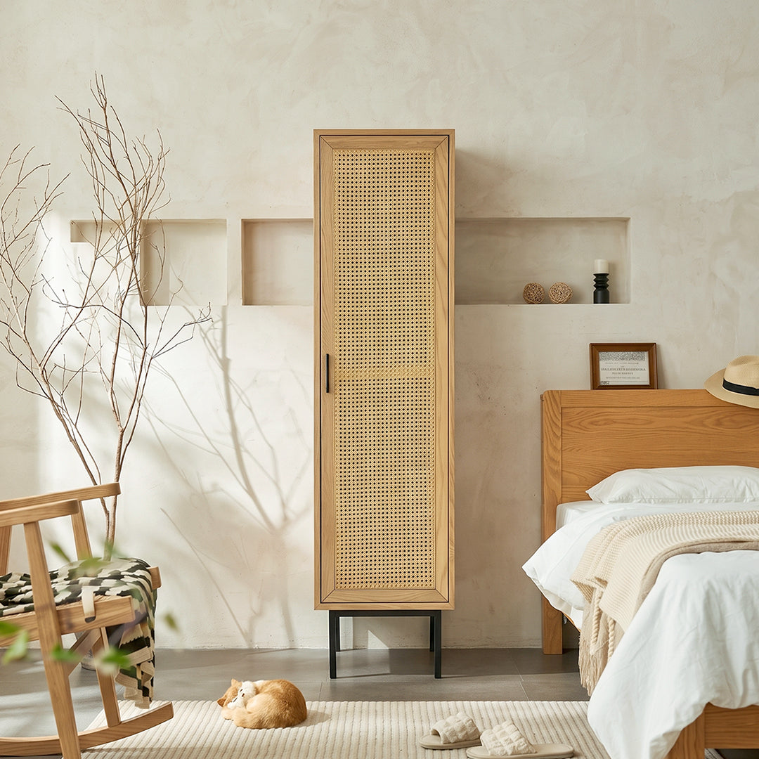 Acacia Cane Rattan Sideboard