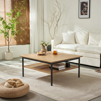 Acacia Cane Rattan Sideboard