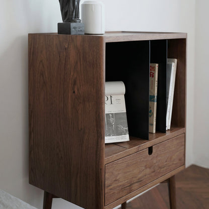 FU28 Bedside Table, Dark Oak