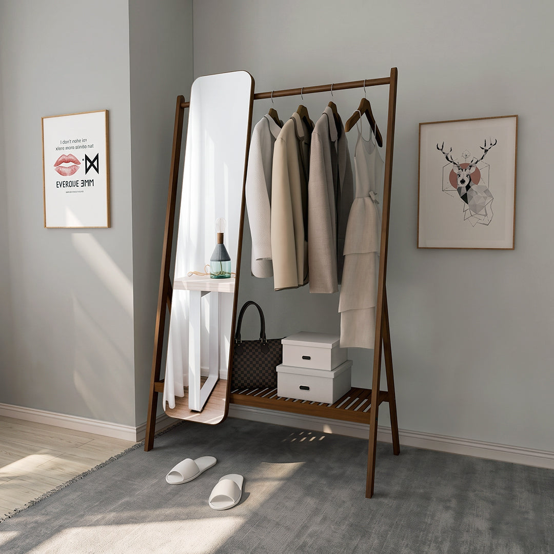 IR39 Coat Rack with Mirror