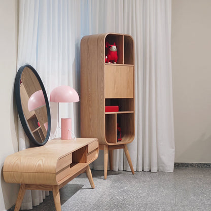 Kya Bookcase, Wood Shelving Unit
