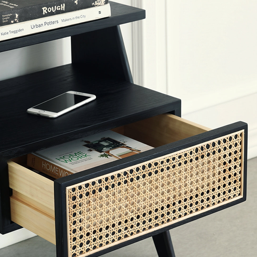 Lambeth Bedside Table, Black