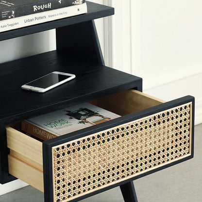 Lambeth Bedside Table, Black