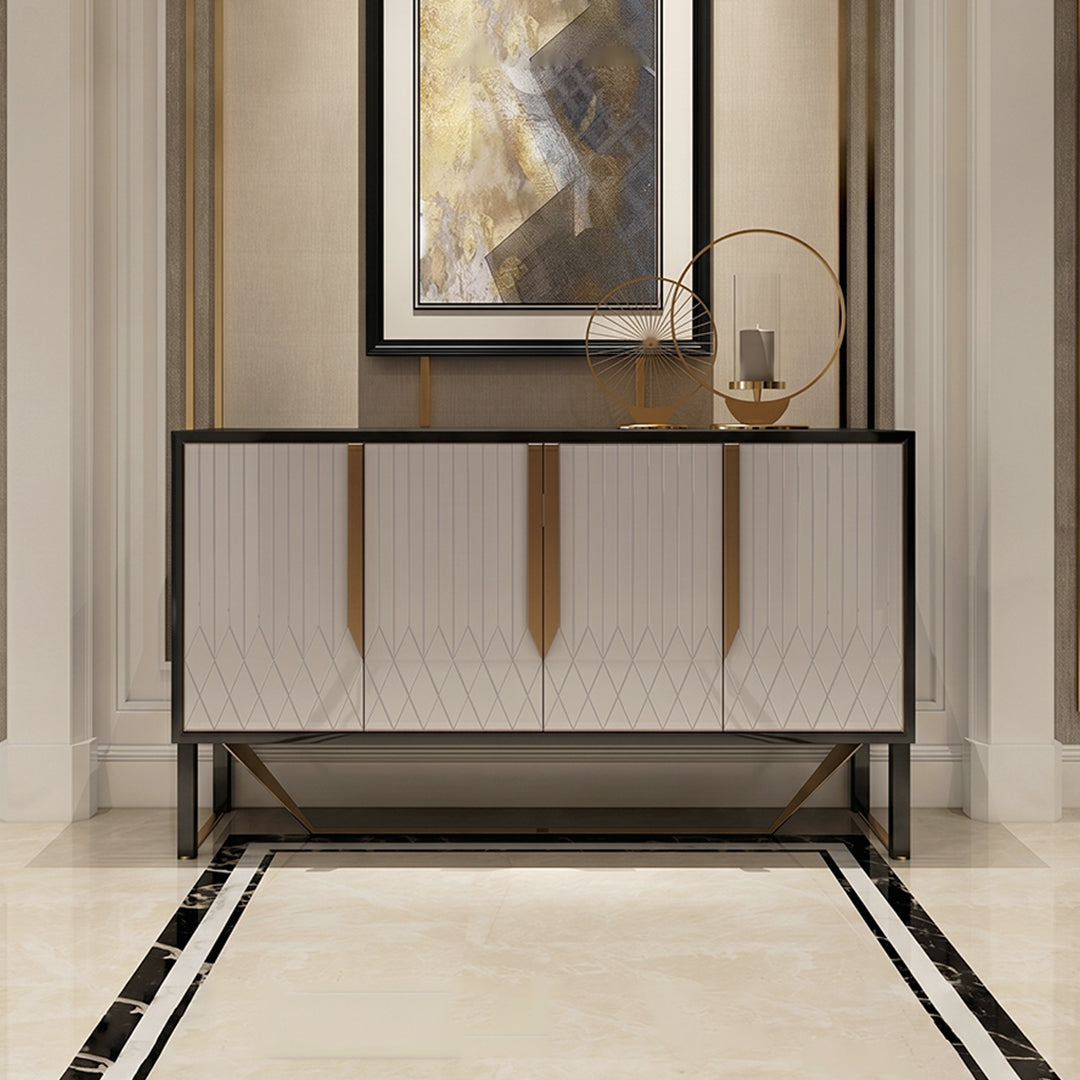 S912 Sideboard, Khaki & Gold