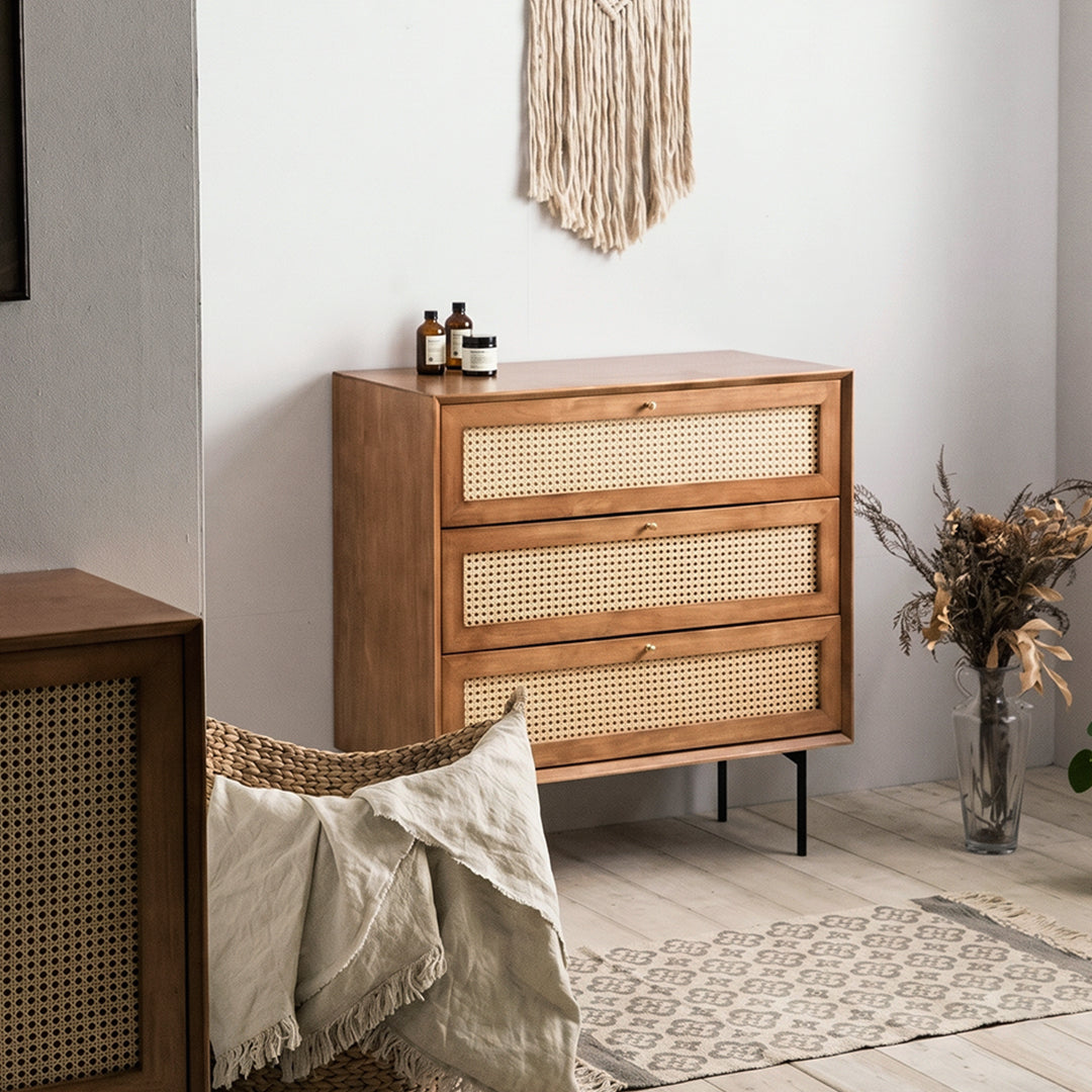 Xavier Sideboard, Side Cabinet, Rattan