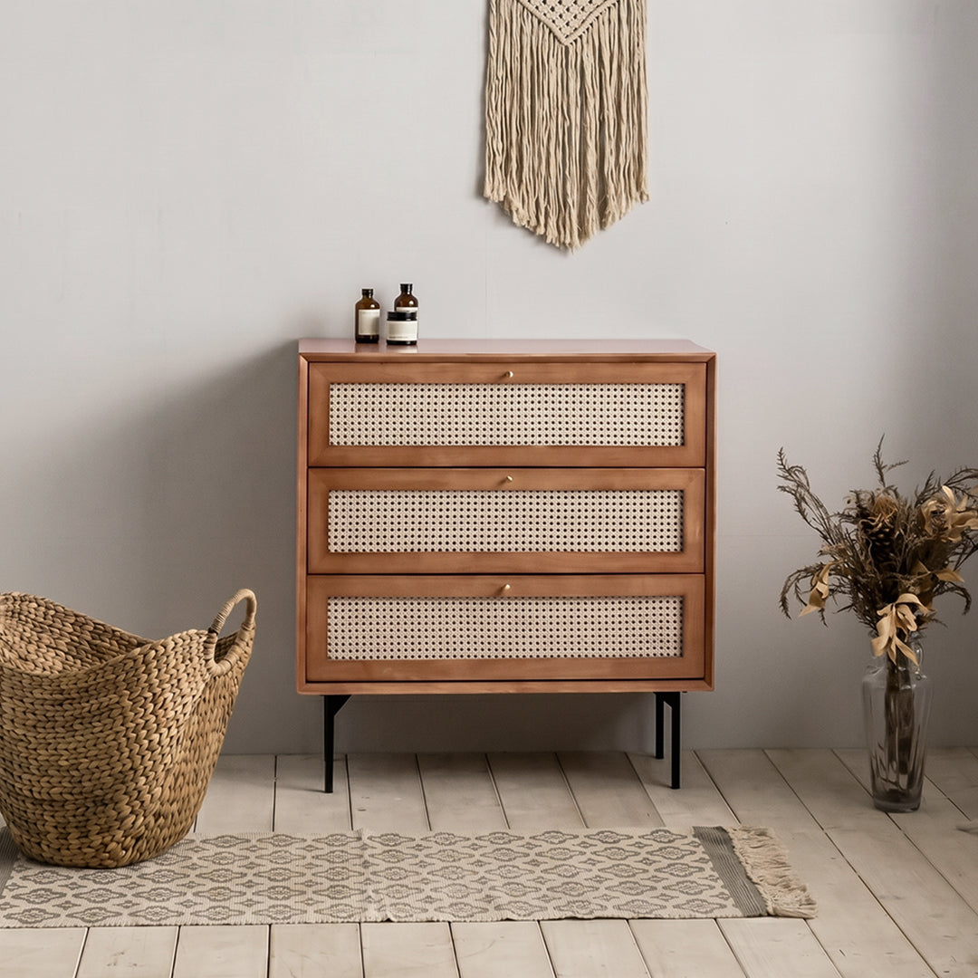 Xavier Sideboard, Side Cabinet, Rattan