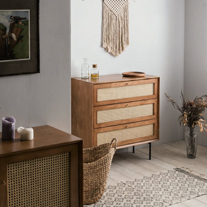 Xavier Sideboard, Side Cabinet, Rattan