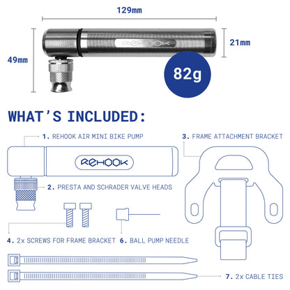 Rehook AIR Mini Bike Pump