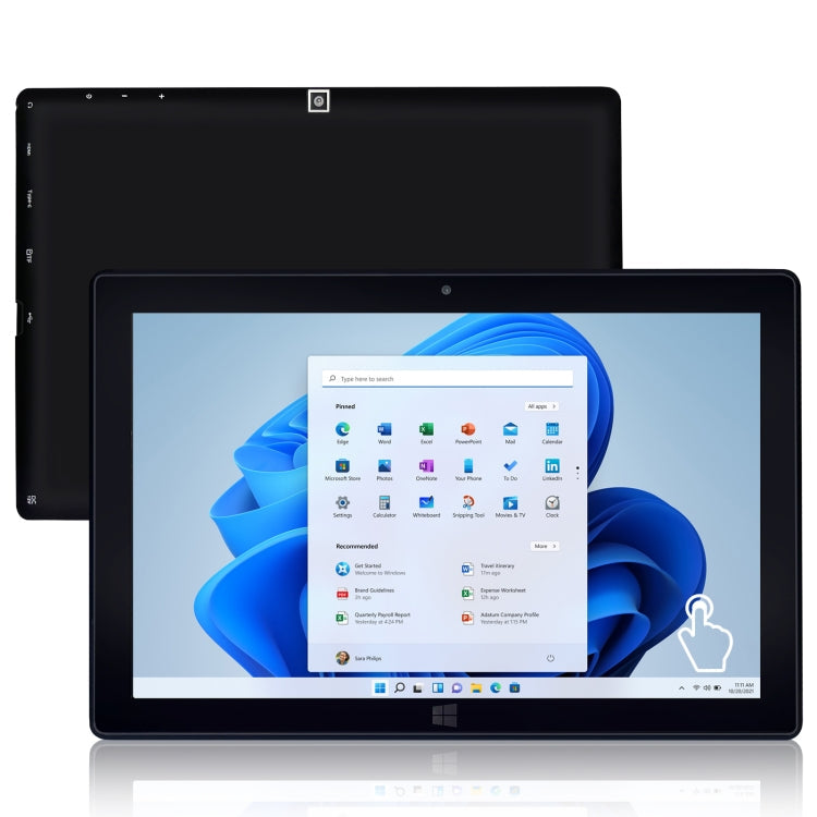 Windows 10, Intel Celeron J3455 Quad Core, Support TF Card & HDMI & BT & Dual WiFi, Not Included Keyboard, N4000 4-Core 8GB+128GB