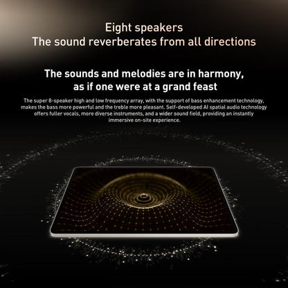 Honor MagicPad3 13.3 inch WiFi Tablet PC, 8GB+256GB MagicOS 9.0.1 Qualcomm Snapdragon 8 Gen3 Octa Core, 8GB+256GB