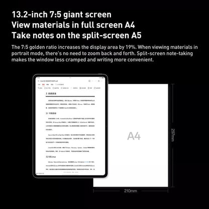 OnePlus Pad 2 Pro 13.2 inch WiFi Tablet PC, 16GB+1TB ColorOS 15.0 Qualcomm Snapdragon 8 Ultra Octa Core CPU, 16GB+1TB