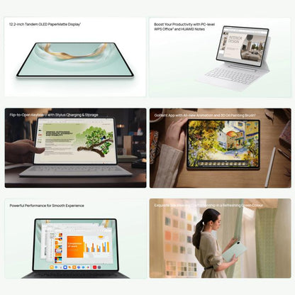 HUAWEI MatePad Pro 12.2 inch 2025 WiFi Soft Light Screen, 12GB+512GB, HarmonyOS 5.0 Hisilicon Kirin 9020A, Not Support Google Play, 12GB+256GB, Soft Light