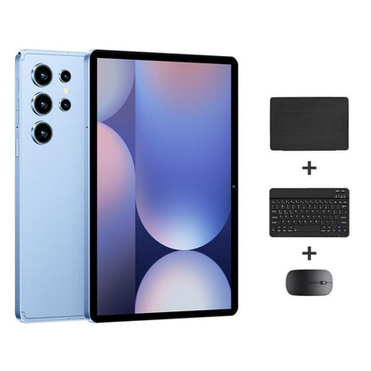 Pad 9 Pro 10.1 inch 4G LTE Tablet PC Combo Set, 4GB+32GB, Android 10 MT6755 Octa Core, with Keyboard / Mouse / Leather Case, EU Plug, EU Plug