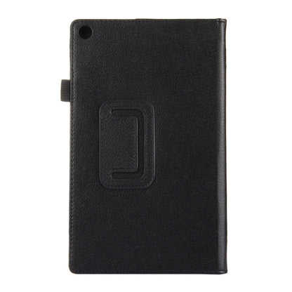 For Amazon Kindle Fire HD8 (2017) Litchi Texture Horizontal Flip Leather Case with Holder, For Kindle Fire HD8 (2017)