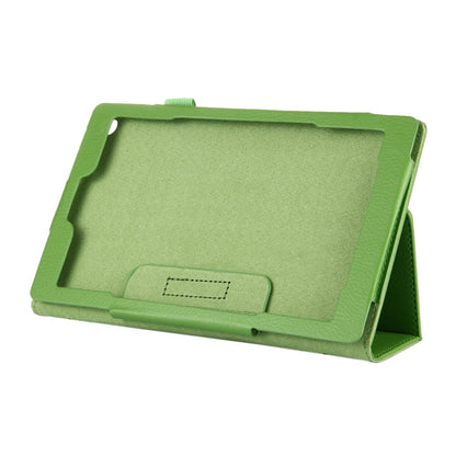 For Amazon Kindle Fire HD8 (2017) Litchi Texture Horizontal Flip Leather Case with Holder, For Kindle Fire HD8 (2017)
